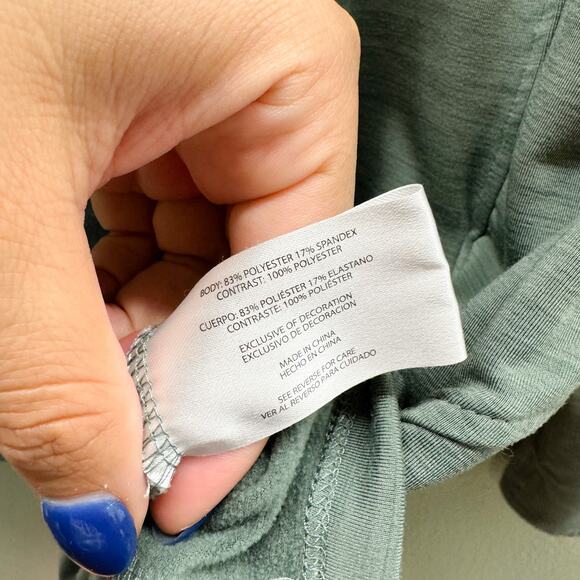 Eddie Bauer Green Space Dye 1/4 Performance Pullover Jacket - Large - Picture 5 of 8